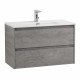 Тумба подвесная с раковиной BelBagno KRAFT 39-800/390-2C-SO-CG Тумба подвесная с раковиной BelBagno KRAFT 39-800/390-2C-SO-CG