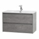 Тумба подвесная с раковиной BelBagno KRAFT 39-800/390-2C-SO-CG Тумба подвесная с раковиной BelBagno KRAFT 39-800/390-2C-SO-CG