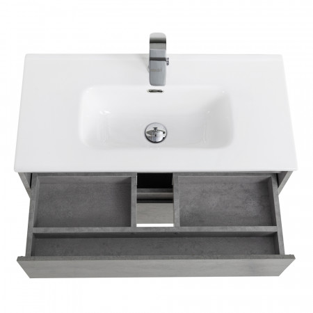 Тумба подвесная с раковиной BelBagno KRAFT 39-800/390-2C-SO-CG Тумба подвесная с раковиной BelBagno KRAFT 39-800/390-2C-SO-CG
