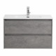 Тумба подвесная с раковиной BelBagno KRAFT 39-800/390-2C-SO-CG Тумба подвесная с раковиной BelBagno KRAFT 39-800/390-2C-SO-CG