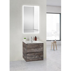 Тумба подвесная с раковиной BelBagno KRAFT 39-500/390-2C-SO-PP