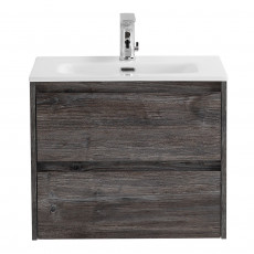 Тумба подвесная с раковиной BelBagno KRAFT 39-500/390-2C-SO-PP