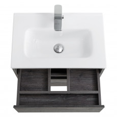 Тумба подвесная с раковиной BelBagno KRAFT 39-500/390-2C-SO-PP