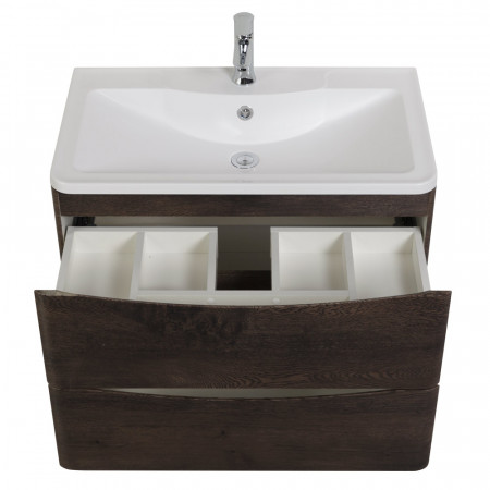Мебель для ванной комнаты подвесная BelBagno ACQUA-900-2C-SO-RNG 90см Rovere Nature Grigio Мебель для ванной комнаты подвесная BelBagno ACQUA-900-2C-SO-RNG 90см Rovere Nature Grigio