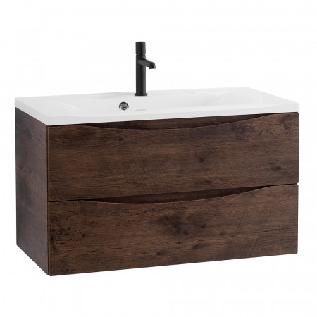 Тумба подвесная с раковиной BelBagno MARINO-1000-2C-SO-RW-P Тумба подвесная с раковиной BelBagno MARINO-1000-2C-SO-RW-P