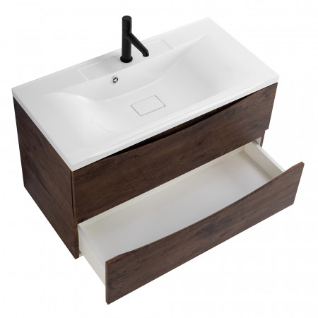 Тумба подвесная с раковиной BelBagno MARINO-1000-2C-SO-RW-P Тумба подвесная с раковиной BelBagno MARINO-1000-2C-SO-RW-P