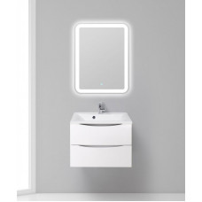Тумба подвесная с раковиной BelBagno MARINO-650-2C-SO-BL-P