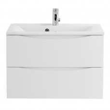 Тумба подвесная с раковиной BelBagno MARINO-650-2C-SO-BL-P