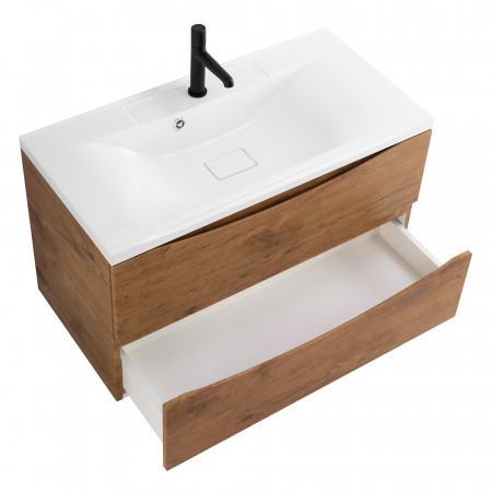 Тумба подвесная с раковиной BelBagno MARINO-1000-2C-SO-RN-P Тумба подвесная с раковиной BelBagno MARINO-1000-2C-SO-RN-P