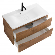 Тумба подвесная с раковиной BelBagno MARINO-1000-2C-SO-RN-P