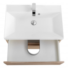 Тумба подвесная с раковиной BelBagno MARINO-700-2C-SO-WO-P