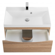 Тумба подвесная с раковиной BelBagno MARINO-600-2C-SO-WO-P