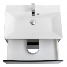 Тумба подвесная с раковиной BelBagno MARINO-700-2C-SO-NL-P