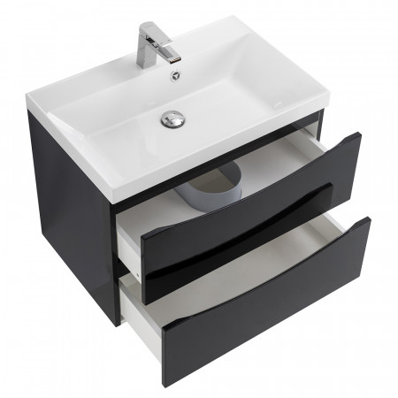 Тумба подвесная с раковиной BelBagno MARINO-700-2C-SO-NL-P Тумба подвесная с раковиной BelBagno MARINO-700-2C-SO-NL-P