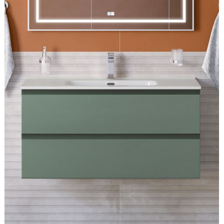 Тумба с раковиной подвесная BelBagno KRAFT-1000-2C-SO-VO Еловый матовый, раковина белая BB1000ETL Тумба с раковиной подвесная BelBagno KRAFT-1000-2C-SO-VO Еловый матовый, раковина белая BB1000ETL