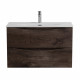 Тумба с раковиной подвесная BelBagno MARINO-CER-MINI-800-2C-SO-RNG-P Rovere Nature Grigio, раковина белая BB-8099-3-80 Тумба с раковиной подвесная BelBagno MARINO-CER-MINI-800-2C-SO-RNG-P Rovere Nature Grigio, раковина белая BB-8099-3-80