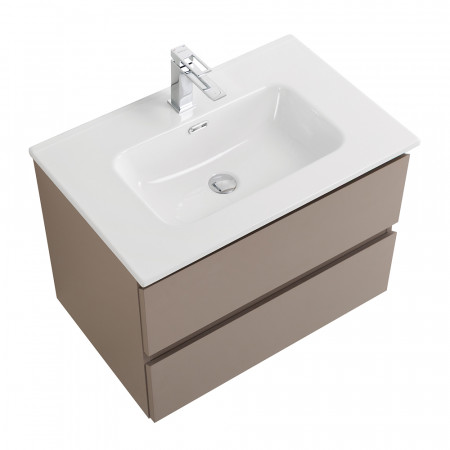 Тумба с раковиной подвесная BelBagno KRAFT-700-2C-SO-CO Бежевый матовый, раковина белая BB700ETL Тумба с раковиной подвесная BelBagno KRAFT-700-2C-SO-CO Бежевый матовый, раковина белая BB700ETL