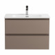 Тумба с раковиной подвесная BelBagno KRAFT-700-2C-SO-CO Бежевый матовый, раковина белая BB700ETL Тумба с раковиной подвесная BelBagno KRAFT-700-2C-SO-CO Бежевый матовый, раковина белая BB700ETL