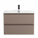 Тумба с раковиной подвесная BelBagno KRAFT-700-2C-SO-CO Бежевый матовый, раковина белая BB-8099-70 Тумба с раковиной подвесная BelBagno KRAFT-700-2C-SO-CO Бежевый матовый, раковина белая BB-8099-70