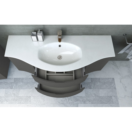 Мебель для ванной Cezares VAGUE 138 Grigio Talpa Opaco Мебель для ванной Cezares VAGUE 138 Grigio Talpa Opaco