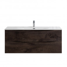 Тумба с раковиной подвесная BelBagno MARINO-CER-N-1200-2C-SO-RNG-P Rovere Nature Grigio, раковина белая BB-8099-120