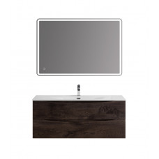 Тумба с раковиной подвесная BelBagno MARINO-CER-N-1200-2C-SO-RNG-P Rovere Nature Grigio, раковина белая BB-8099-120