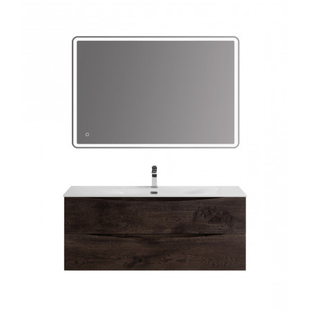 Тумба с раковиной подвесная BelBagno MARINO-CER-N-1200-2C-SO-RNG-P Rovere Nature Grigio, раковина белая BB-8099-120 Тумба с раковиной подвесная BelBagno MARINO-CER-N-1200-2C-SO-RNG-P Rovere Nature Grigio, раковина белая BB-8099-120