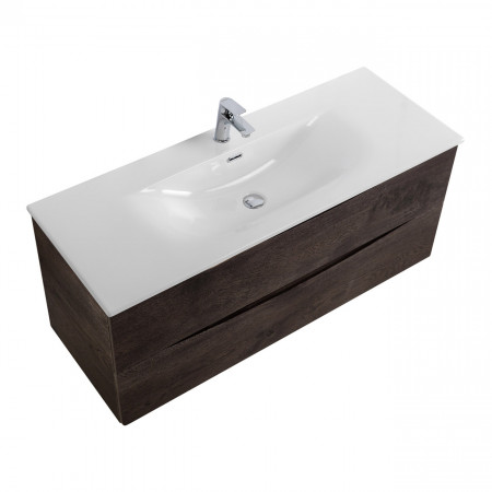 Тумба с раковиной подвесная BelBagno MARINO-CER-N-1200-2C-SO-RNG-P Rovere Nature Grigio, раковина белая BB-8099-120 Тумба с раковиной подвесная BelBagno MARINO-CER-N-1200-2C-SO-RNG-P Rovere Nature Grigio, раковина белая BB-8099-120