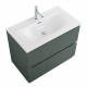 Тумба с раковиной подвесная BelBagno UNO-900-2C-SO-VO Еловый матовый, раковина белая BB-8099-90 Тумба с раковиной подвесная BelBagno UNO-900-2C-SO-VO Еловый матовый, раковина белая BB-8099-90