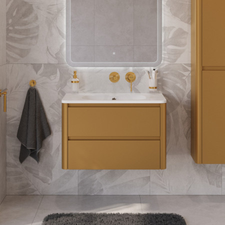 Мебель для ванной Cezares RELAX 80 Брашированное золото RELAX-800-2C-SO-BORO-P Мебель для ванной Cezares RELAX 80 Брашированное золото RELAX-800-2C-SO-BORO-P