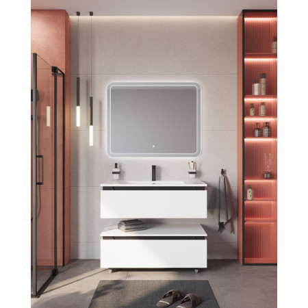 Мебель для ванной Cezares SLIDER 100 Bianco Opaco SLIDER-1000-1C-SO-BO Мебель для ванной Cezares SLIDER 100 Bianco Opaco SLIDER-1000-1C-SO-BO