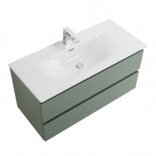 Тумба с раковиной подвесная BelBagno KRAFT-1000-2C-SO-VO Еловый матовый, раковина белая BB-8099-100