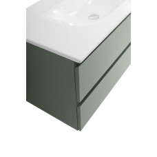 Тумба с раковиной подвесная BelBagno KRAFT-1000-2C-SO-VO Еловый матовый, раковина белая BB-8099-100