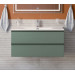 Тумба с раковиной подвесная BelBagno KRAFT-1000-2C-SO-VO Еловый матовый, раковина белая BB-8099-100