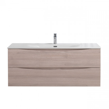 Тумба с раковиной подвесная BelBagno MARINO-CER-N-1200-2C-SO-RG-P Rovere Grigio, раковина белая BB-8099-120 Тумба с раковиной подвесная BelBagno MARINO-CER-N-1200-2C-SO-RG-P Rovere Grigio, раковина белая BB-8099-120