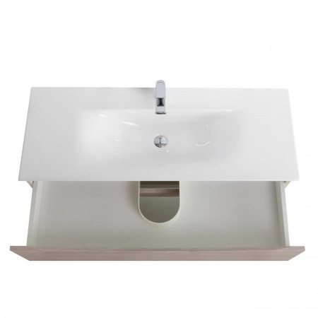 Тумба с раковиной подвесная BelBagno MARINO-CER-N-1200-2C-SO-RG-P Rovere Grigio, раковина белая BB-8099-120 Тумба с раковиной подвесная BelBagno MARINO-CER-N-1200-2C-SO-RG-P Rovere Grigio, раковина белая BB-8099-120