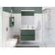 Тумба с раковиной подвесная BelBagno UNO-MINI-700-2C-SO-VO Еловый матовый, раковина белая BB-8099-3-70 Тумба с раковиной подвесная BelBagno UNO-MINI-700-2C-SO-VO Еловый матовый, раковина белая BB-8099-3-70