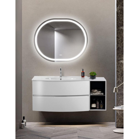 Мебель для ванной Cezares ELETTRA 130 Bianco opaco 55525+55529 Мебель для ванной Cezares ELETTRA 130 Bianco opaco 55525+55529