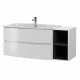 Мебель для ванной Cezares ELETTRA 130 Bianco opaco 55525+55529 Мебель для ванной Cezares ELETTRA 130 Bianco opaco 55525+55529