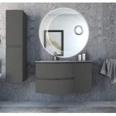 Мебель для ванной чаша слева Cezares VAGUE 104 Grigio Talpa Opaco 54905+54906