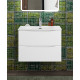 Тумба с раковиной подвесная BelBagno MARINO-CER-N-700-2C-SO-BO-P Bianco Opaco, раковина белая BB-8099-70 Тумба с раковиной подвесная BelBagno MARINO-CER-N-700-2C-SO-BO-P Bianco Opaco, раковина белая BB-8099-70