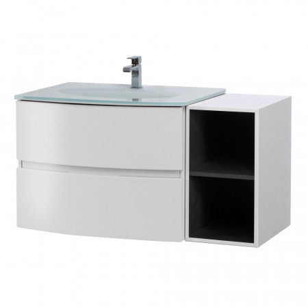 Мебель для ванной Cezares ELETTRA 104 Bianco opaco 55521+55529 Мебель для ванной Cezares ELETTRA 104 Bianco opaco 55521+55529