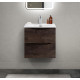 Тумба с раковиной подвесная BelBagno MARINO-CER-MINI-500-2C-SO-RNG-P Rovere Nature Grigio, раковина белая BB-8099-3-50 Тумба с раковиной подвесная BelBagno MARINO-CER-MINI-500-2C-SO-RNG-P Rovere Nature Grigio, раковина белая BB-8099-3-50