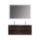 Тумба с раковиной подвесная BelBagno MARINO-CER-N-1200-4C-SO-RNG-P Rovere Nature Grigio, раковина белая BB-8099-120-2 с 2-я чашами Тумба с раковиной подвесная BelBagno MARINO-CER-N-1200-4C-SO-RNG-P Rovere Nature Grigio, раковина белая BB-8099-120-2 с 2-я чашами