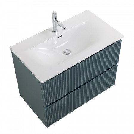 Тумба с раковиной подвесная BelBagno UNO-800-2C-SO-AO Голубой матовый, раковина белая BB-8099-80 Тумба с раковиной подвесная BelBagno UNO-800-2C-SO-AO Голубой матовый, раковина белая BB-8099-80