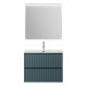 Тумба с раковиной подвесная BelBagno UNO-800-2C-SO-AO Голубой матовый, раковина белая BB-8099-80 Тумба с раковиной подвесная BelBagno UNO-800-2C-SO-AO Голубой матовый, раковина белая BB-8099-80