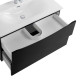 Тумба с раковиной подвесная BelBagno MARINO-CER-MINI-900-2C-SO-NL-P Nero Lucido, раковина белая BB-8099-3-90 Тумба с раковиной подвесная BelBagno MARINO-CER-MINI-900-2C-SO-NL-P Nero Lucido, раковина белая BB-8099-3-90