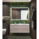 Тумба с раковиной подвесная BelBagno MARINO-CER-N-1200-4C-SO-RG-P Rovere Grigio, раковина белая BB-8099-120-2 с 2-я чашами Тумба с раковиной подвесная BelBagno MARINO-CER-N-1200-4C-SO-RG-P Rovere Grigio, раковина белая BB-8099-120-2 с 2-я чашами