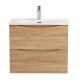 Тумба с раковиной подвесная BelBagno MARINO-CER-MINI-700-2C-SO-WO-P Rovere Bianco, раковина белая BB-8099-3-70 Тумба с раковиной подвесная BelBagno MARINO-CER-MINI-700-2C-SO-WO-P Rovere Bianco, раковина белая BB-8099-3-70