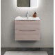 Тумба с раковиной подвесная BelBagno MARINO-CER-MINI-600-2C-SO-RG-P Rovere Grigio, раковина белая BB-8099-3-60 Тумба с раковиной подвесная BelBagno MARINO-CER-MINI-600-2C-SO-RG-P Rovere Grigio, раковина белая BB-8099-3-60